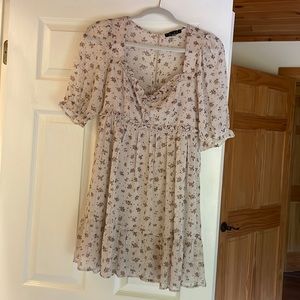 Trixxi, small, floral mini dress